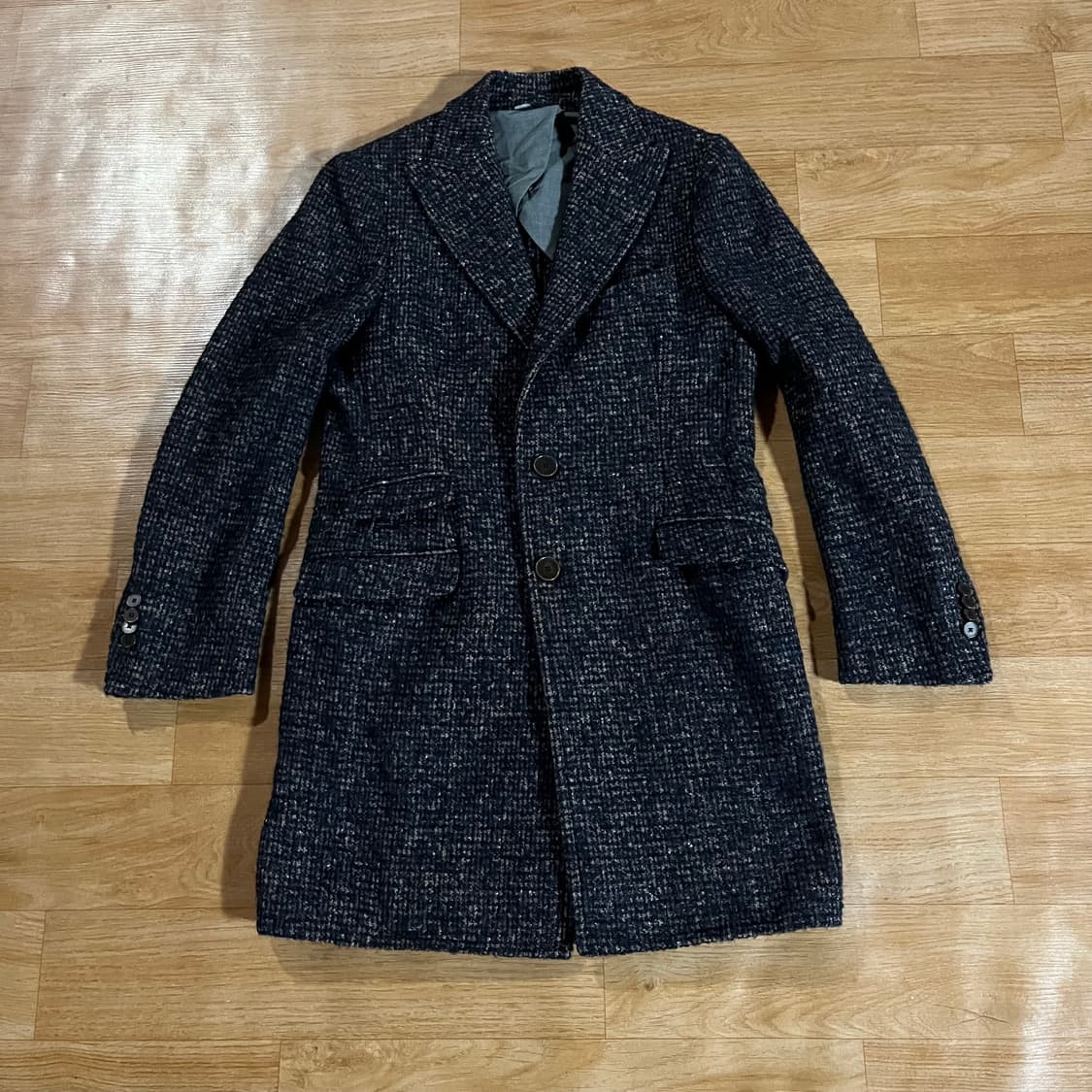 [95] 헤보 알파카 트위드 코트 상품이미지1