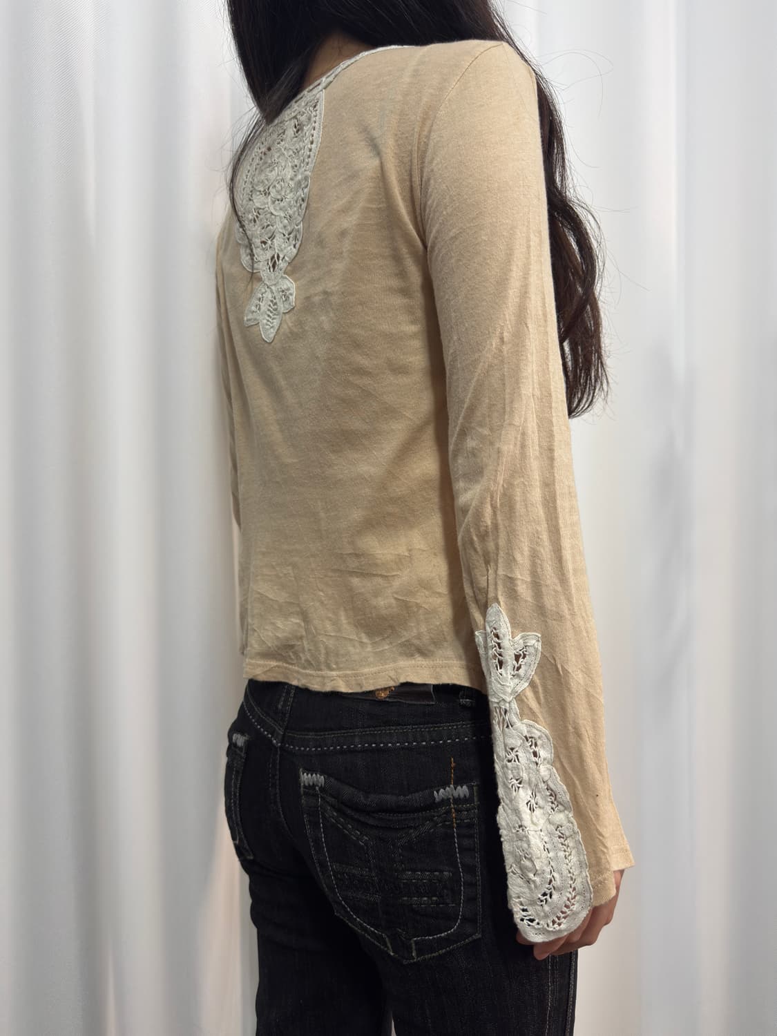 fairy crochet detail cardigan 상품이미지4