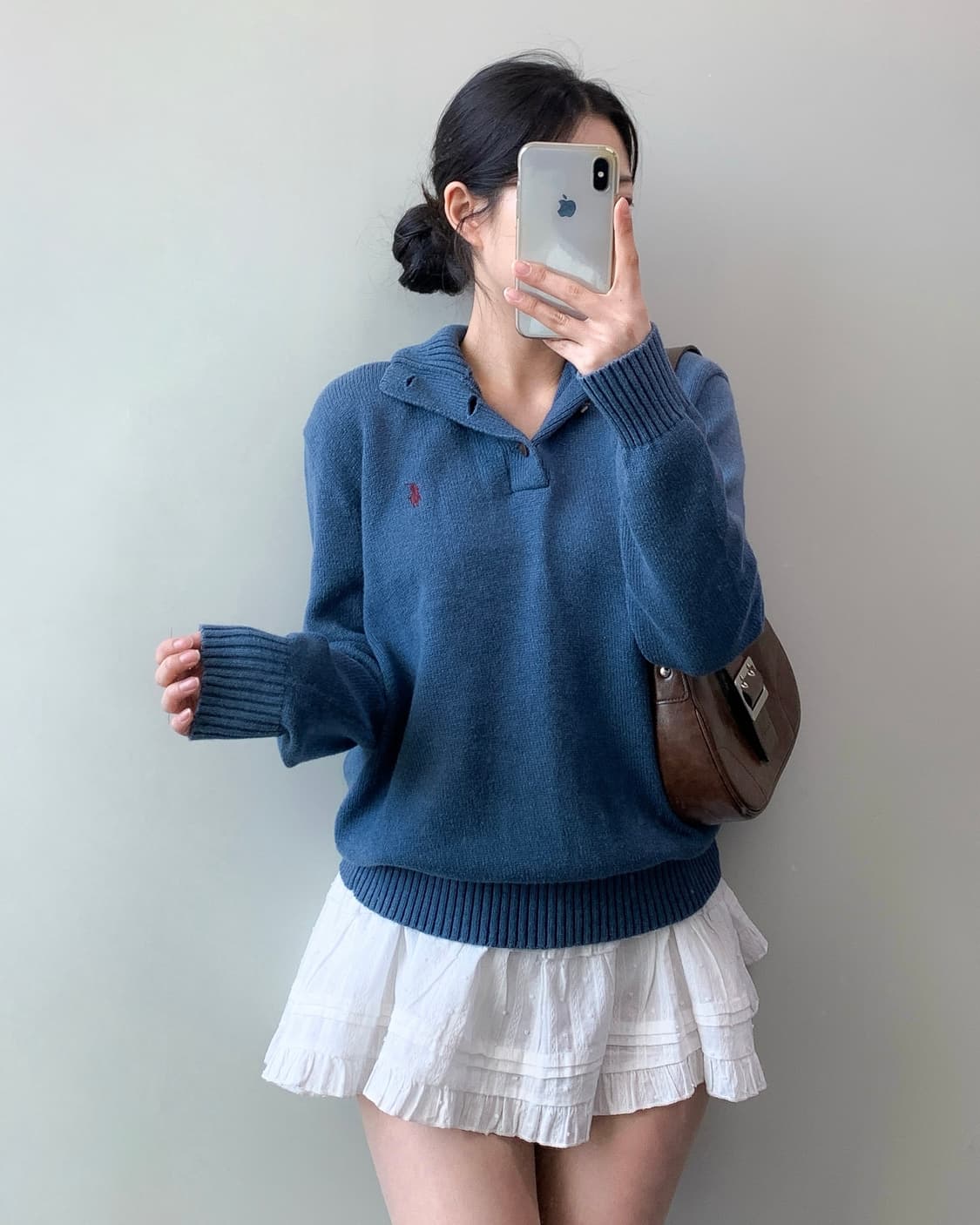 폴로 버튼업 니트  상품이미지3