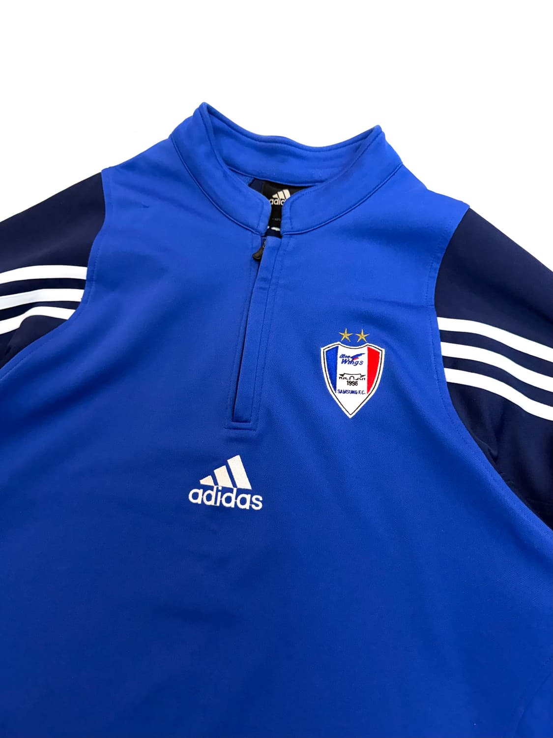 아디다스 수원삼성 2009 반집업 트레이닝 탑 유니폼 상품이미지2