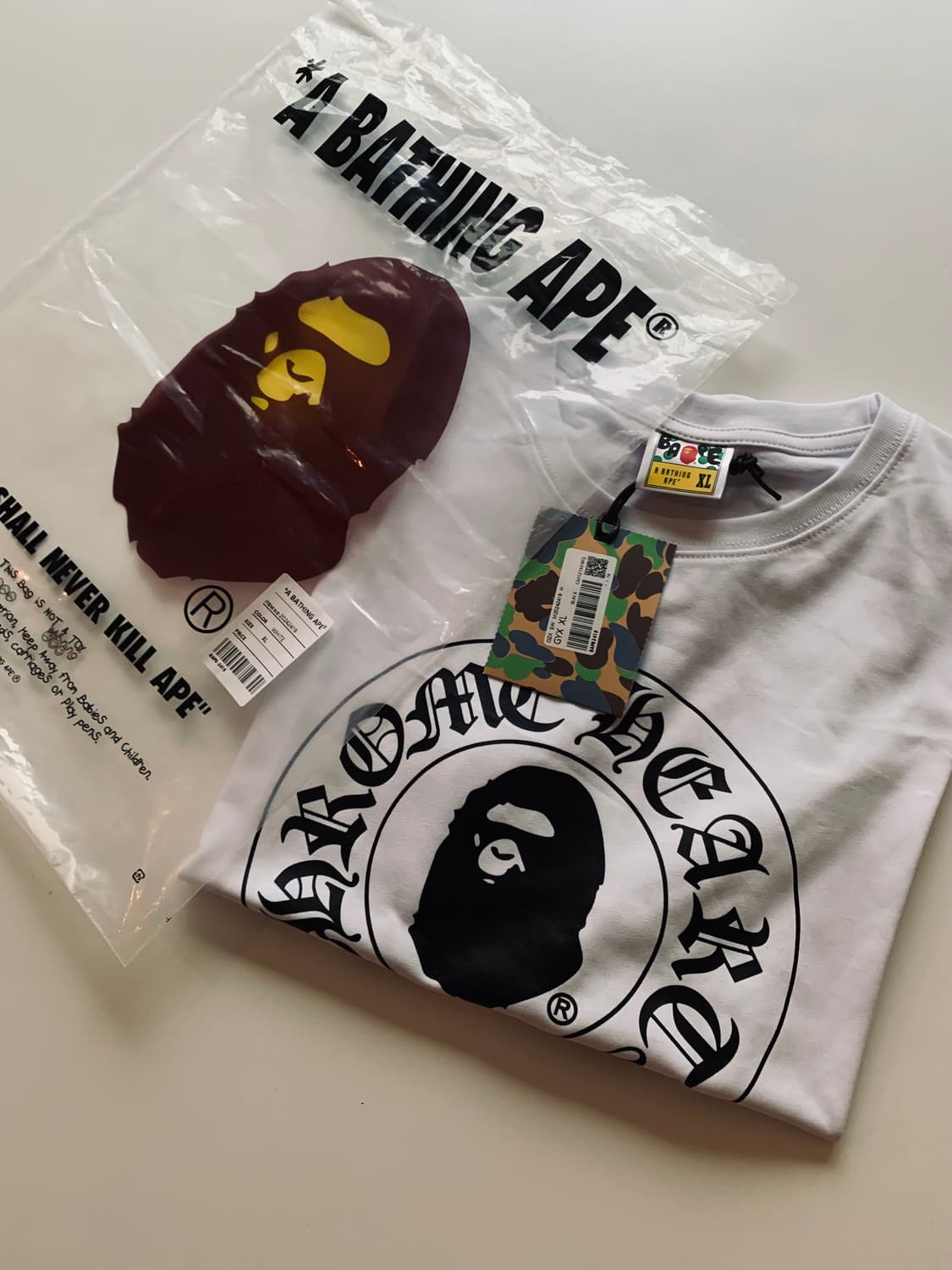 BAPE 크롬하츠 반팔 티 상품이미지1