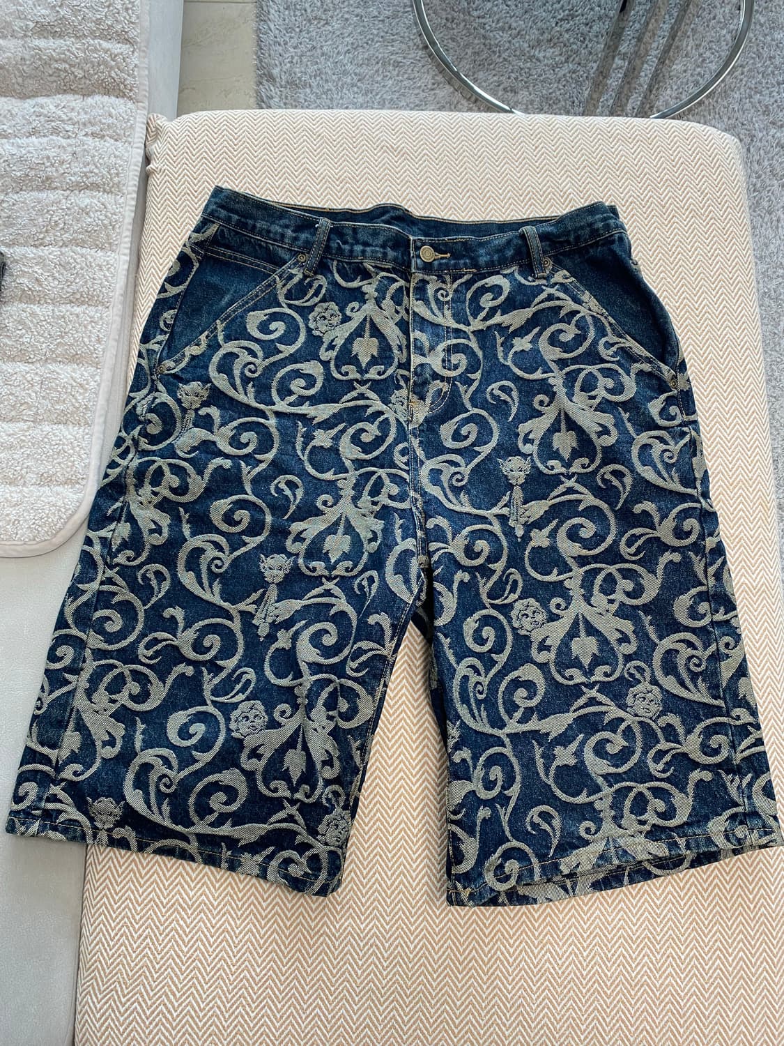 위캔더스 버뮤다 데님 팬츠 반바지 xl 상품이미지1