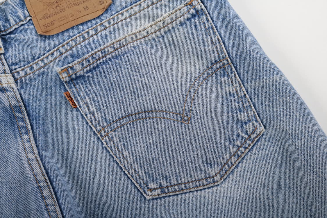 [36인치] 90's 리바이스 505 오렌지탭 데님팬츠 상품이미지6