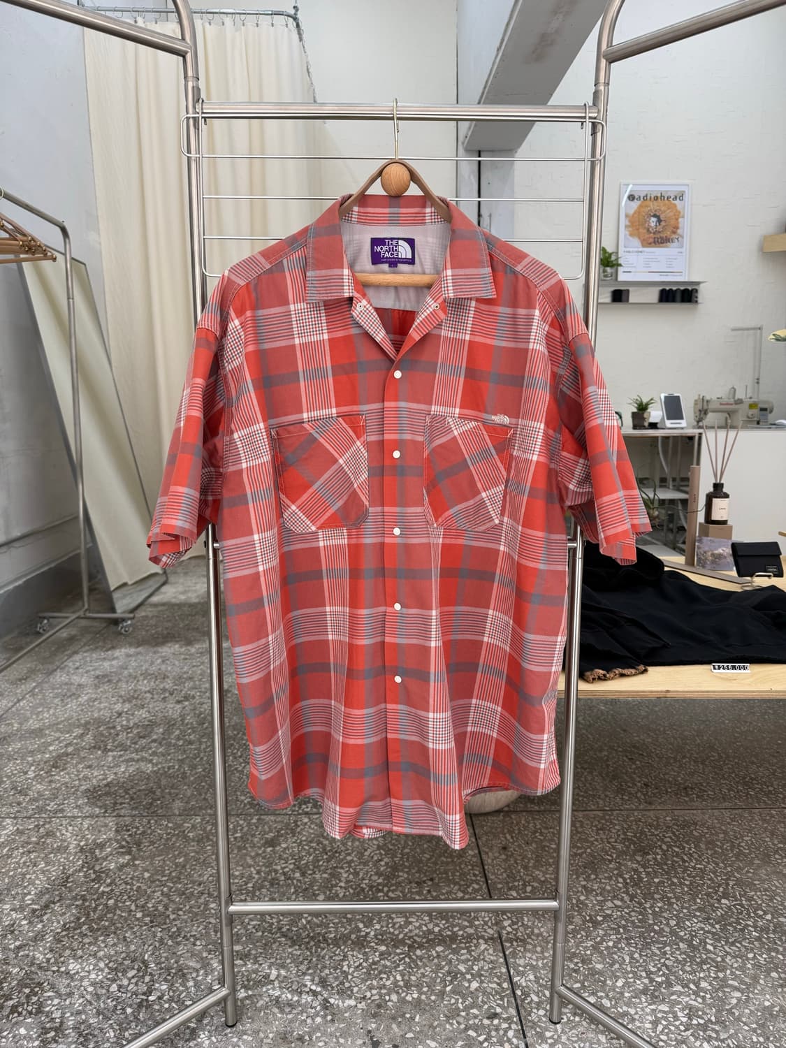 THE NORTH FACE PURPLE LABEL Plaid Open C 상품이미지1