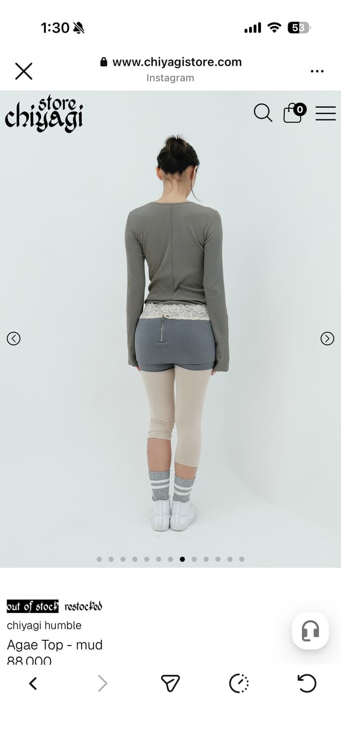 Chiyagi agae top mud 상품이미지3