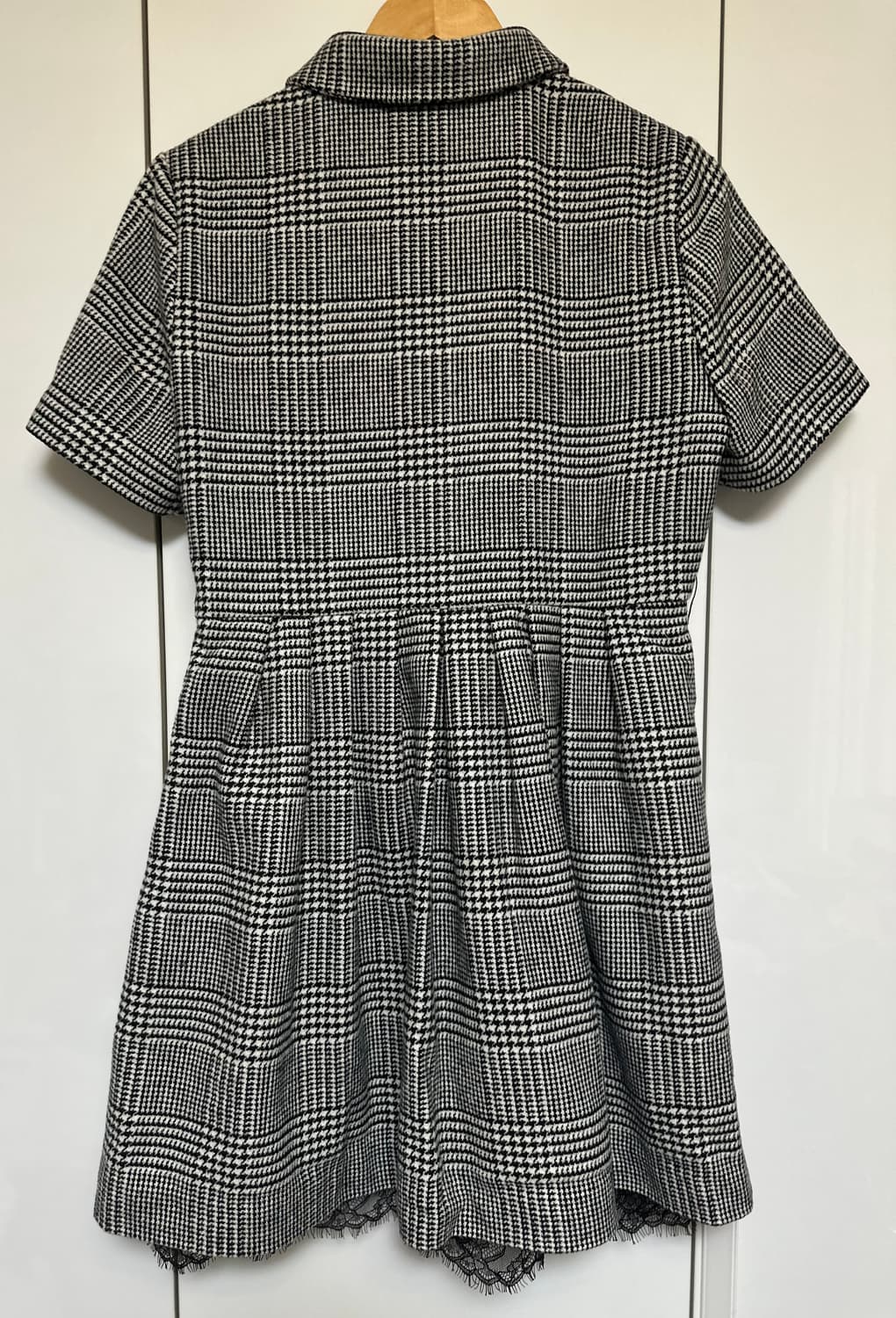 디올글렌체크 반팔 미니 울원피스 정품 상품이미지7