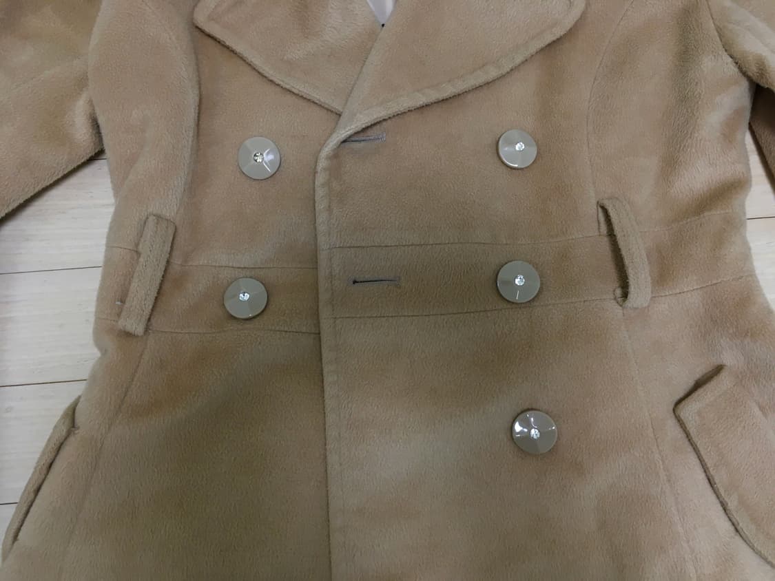 빈티지 갸루 플라워 레이스 포인트 코트 상품이미지2