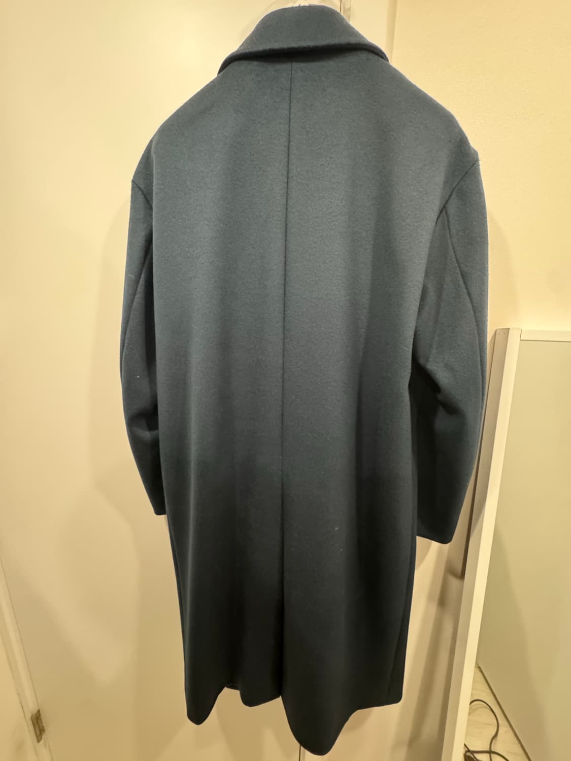 엘무드 알란 오버핏 더블 코트 터콰이즈 44 상품이미지2