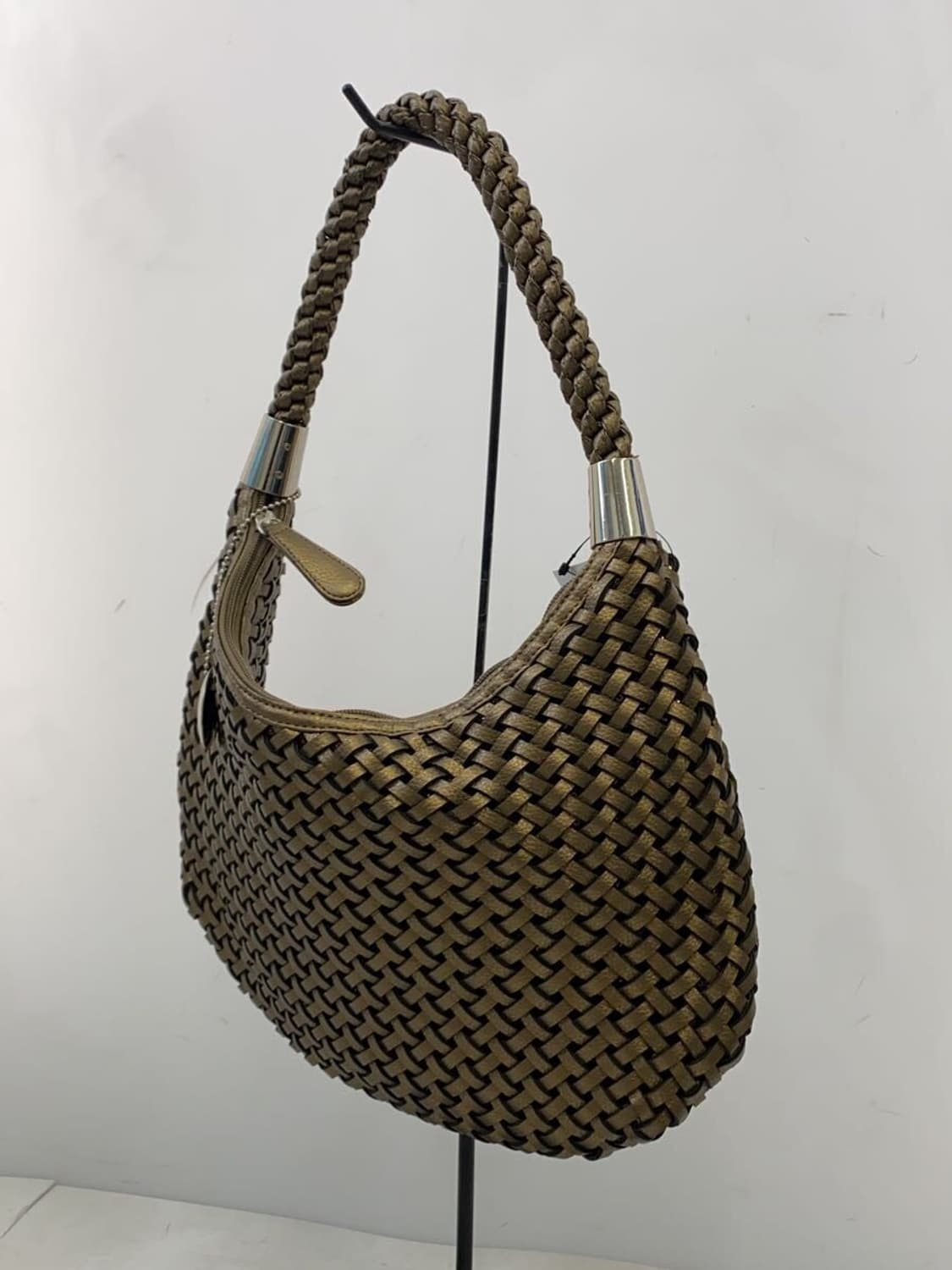 요지야마모토 이삭 인트레치아토 위빙 숄더백 상품이미지2