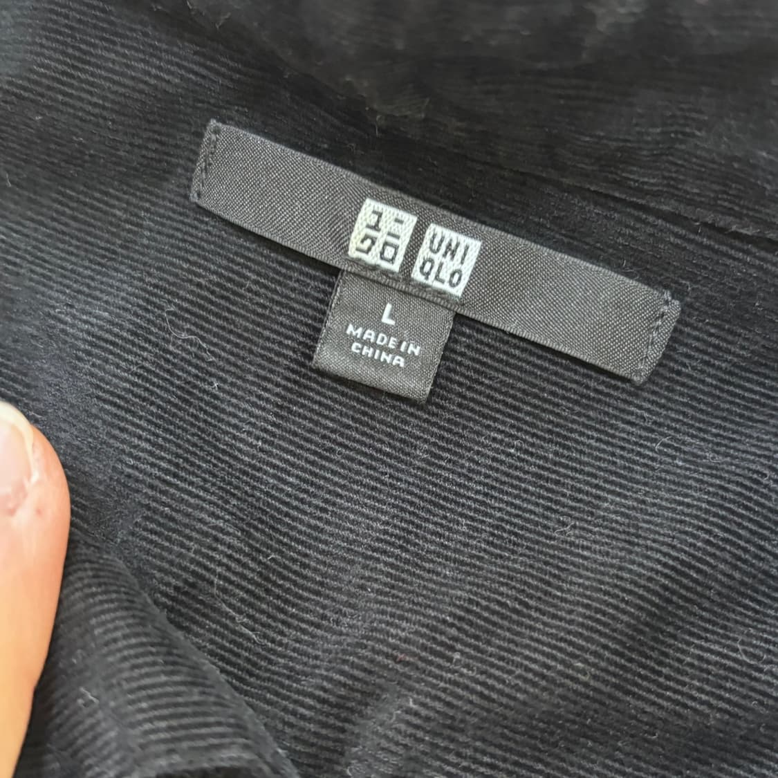 L 유니클로 코듀로이 셔츠 0310E 상품이미지3