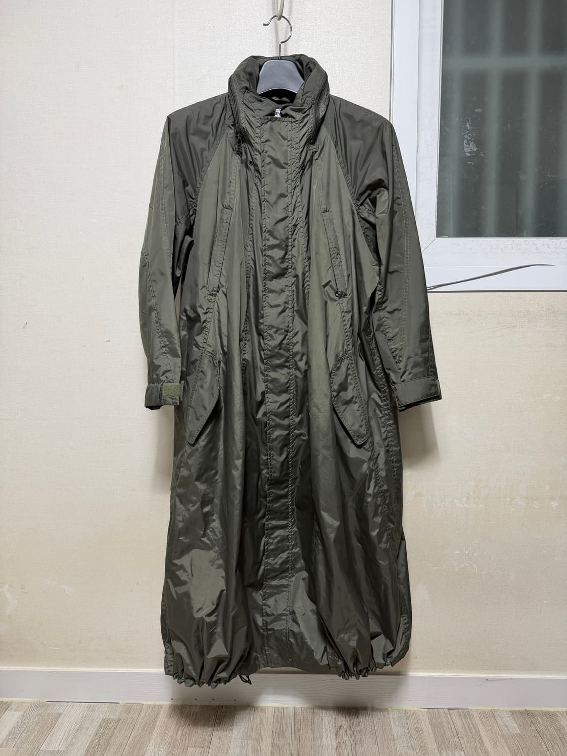 [M-L] 이세이미야케 페테 나일론 파라수트 롱 코트 상품이미지2
