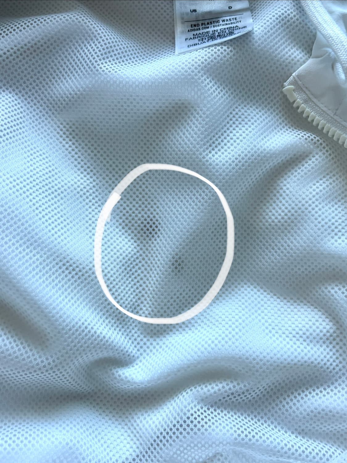 아디다스 윈드브레이커 바람막이 화이트  상품이미지3