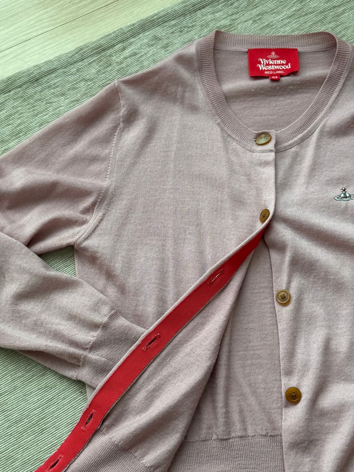 비비안웨스트우드 레드라벨 핑크 가디건 03 상품이미지4