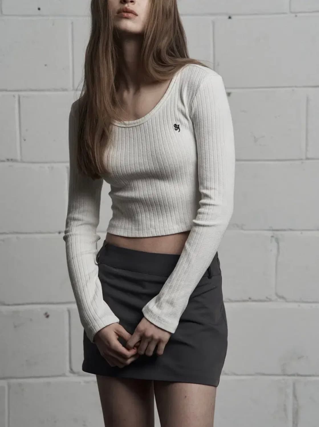 시너진 wood rib long sleeve 상품이미지1