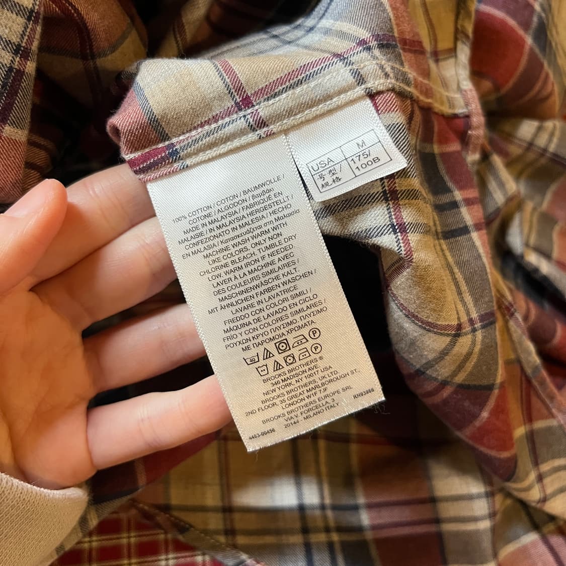 브룩스브라더스 체크셔츠 상품이미지8