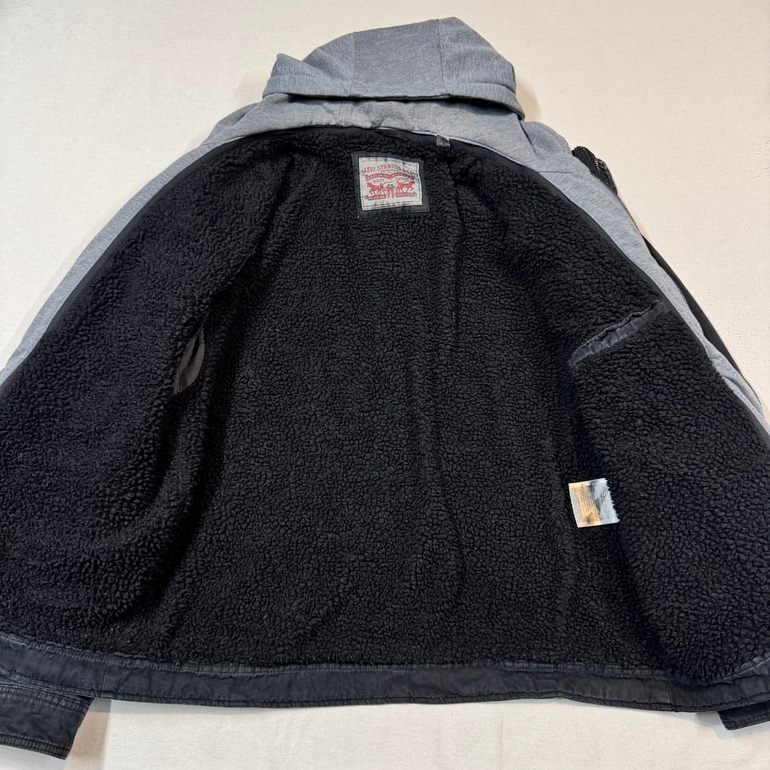 L) 리바이스 데저트 후드 레이어드 자켓 블랙 상품이미지6