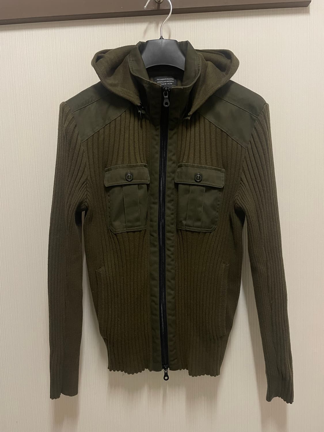 NICOLE CLUB FOR MAN KINT HOODIE ZIP UP 상품이미지1