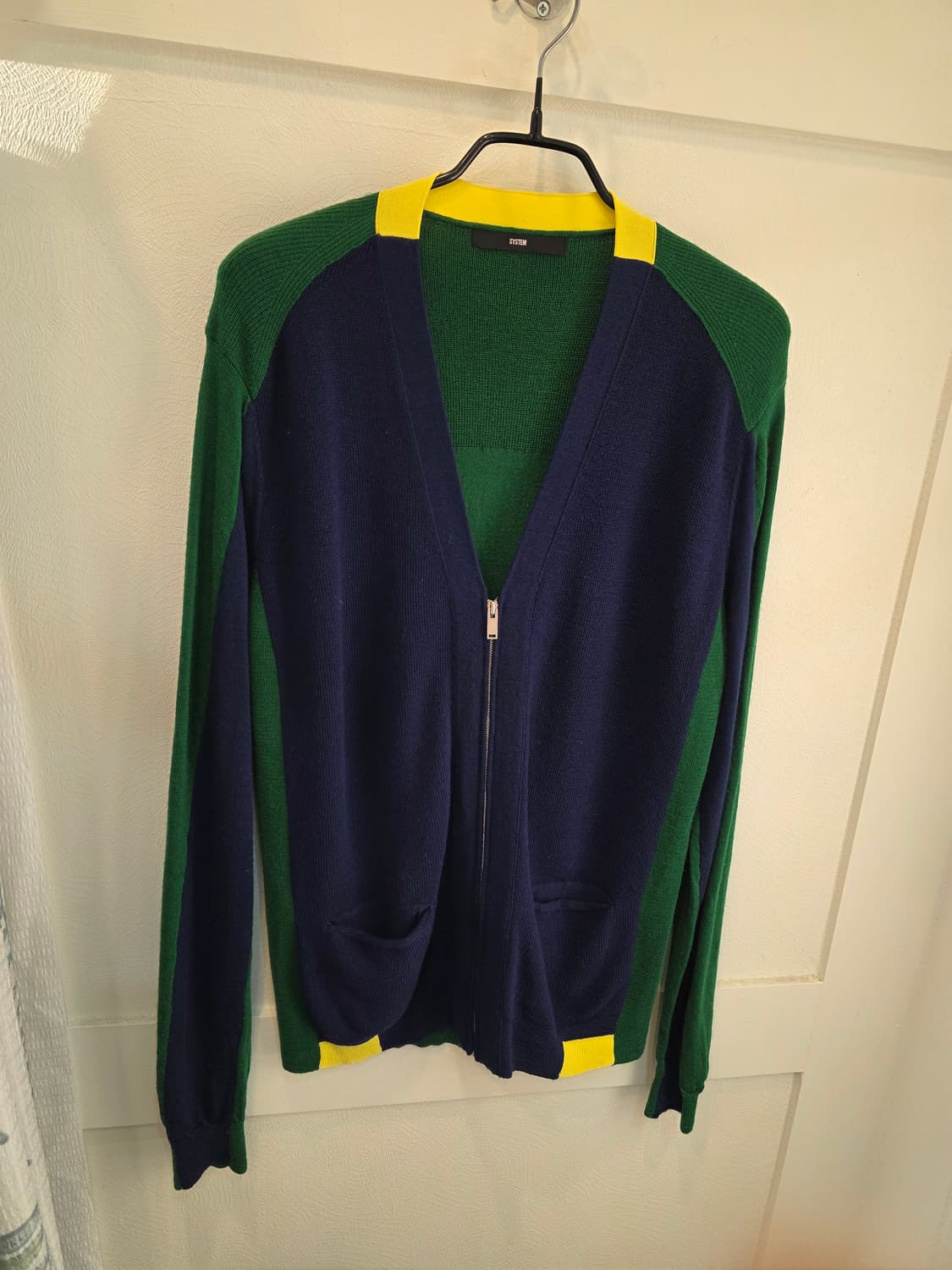 SYSTEM 시스템 배색 가디건 상품이미지2