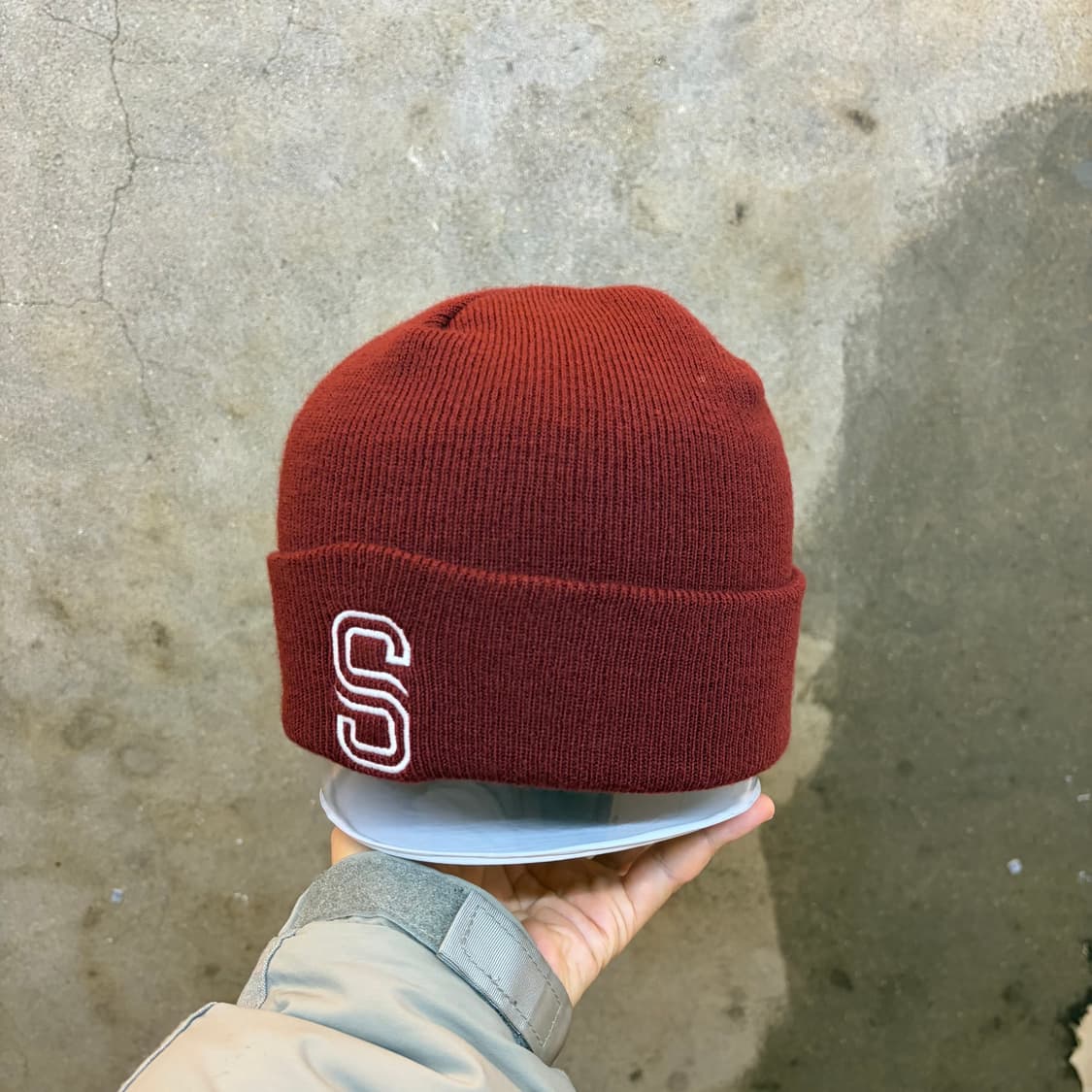 USA 빈티지 S 니트 비니 상품이미지2