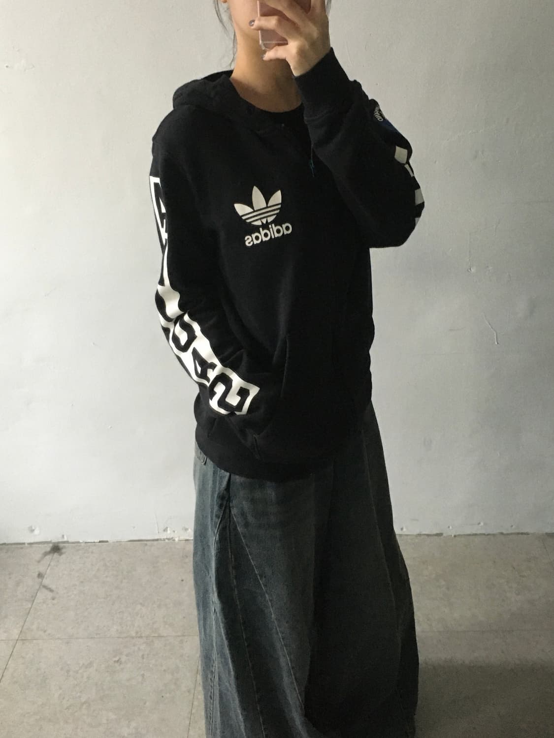 아디다스 사이드로고 후드집업 상품이미지2