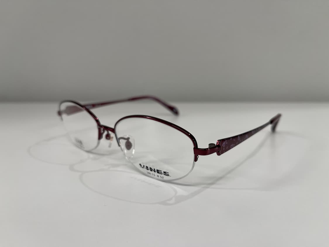 바인스 VINES 일본 티타늄 반무테 안경 빈티지 90s 2번 상품이미지1