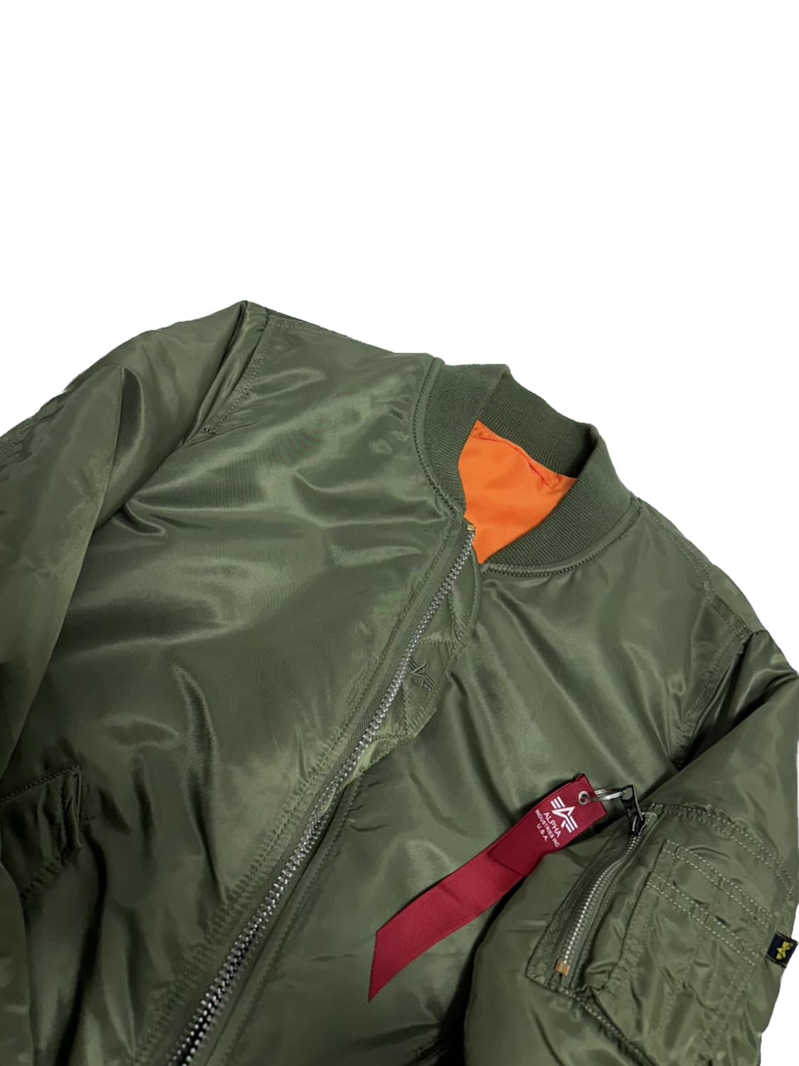 알파인더스트리 ma-1 리버서블 항공점퍼 블루종 자켓 상품이미지3