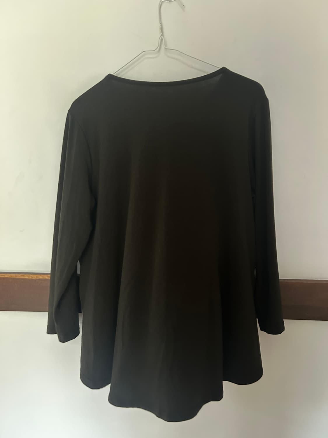 dark brown flower tshirt  상품이미지5
