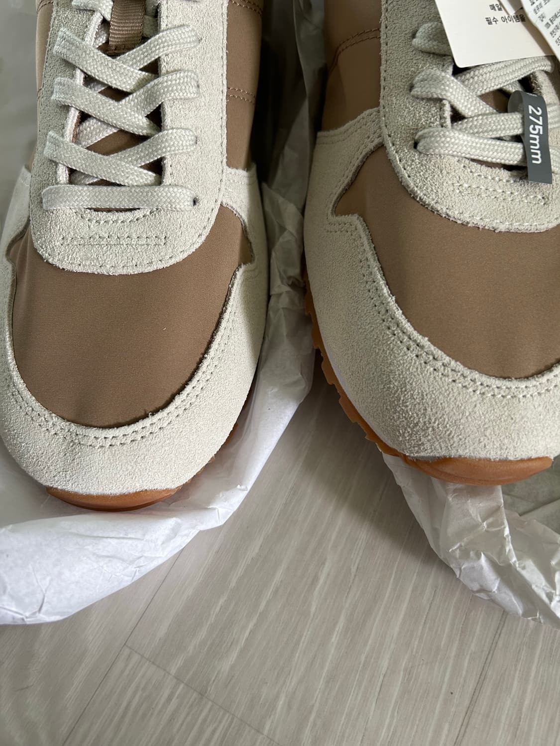 유니클로 콤비네이션 스니커즈 베이지 275 상품이미지2