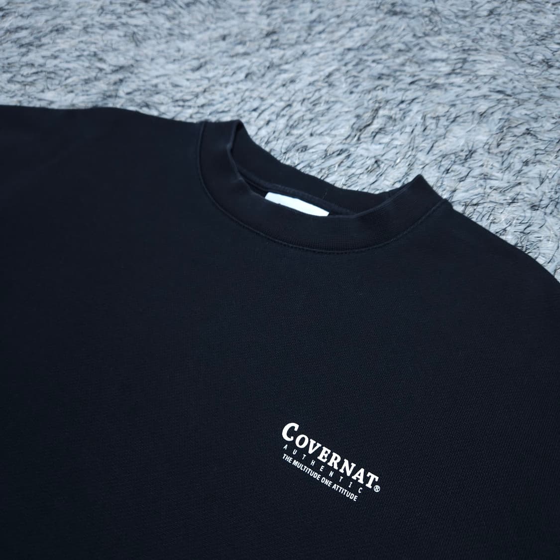 커버낫) L 남자 검정 맨투맨티셔츠 / 왕눈이샵 상품이미지4