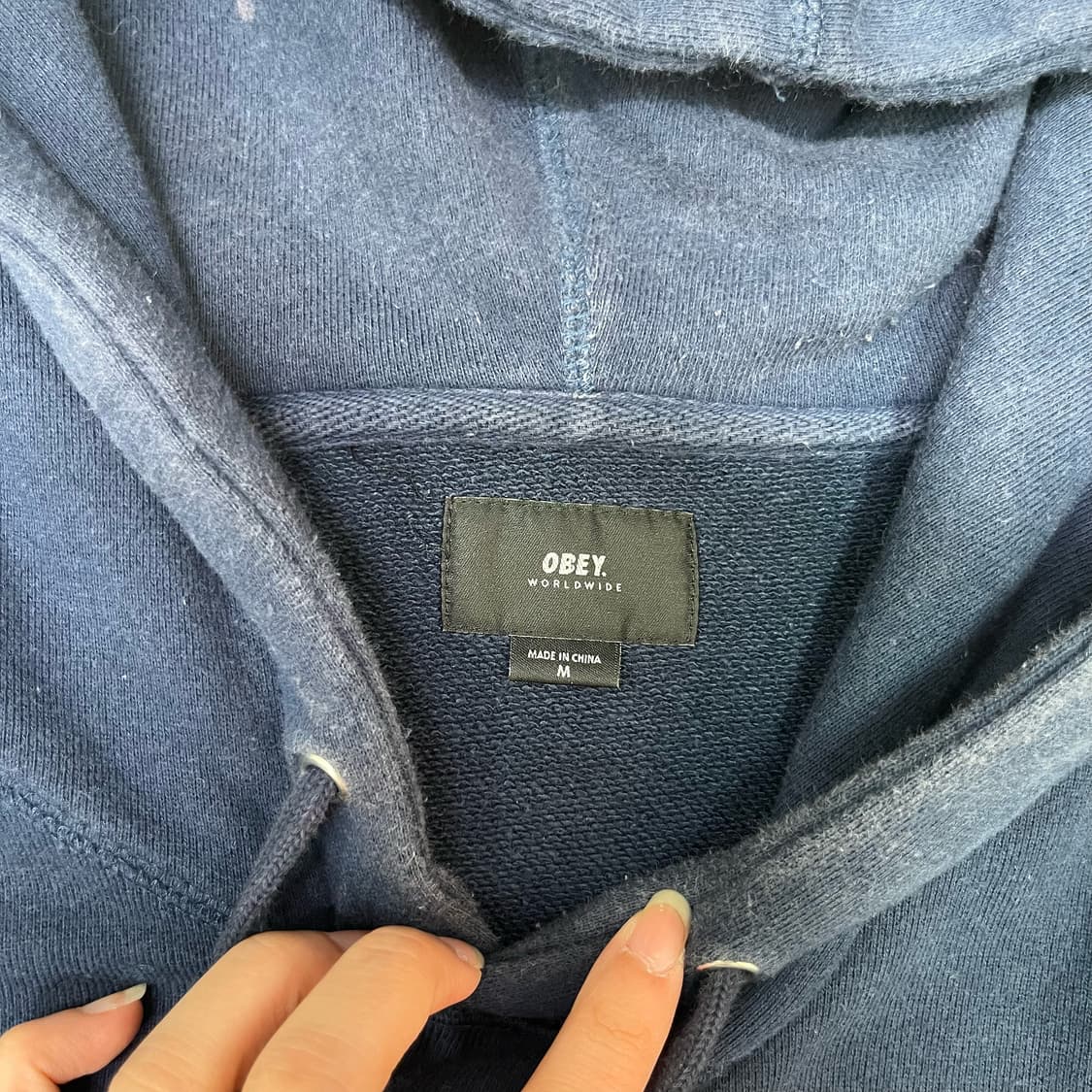Obey navy hoody 상품이미지8