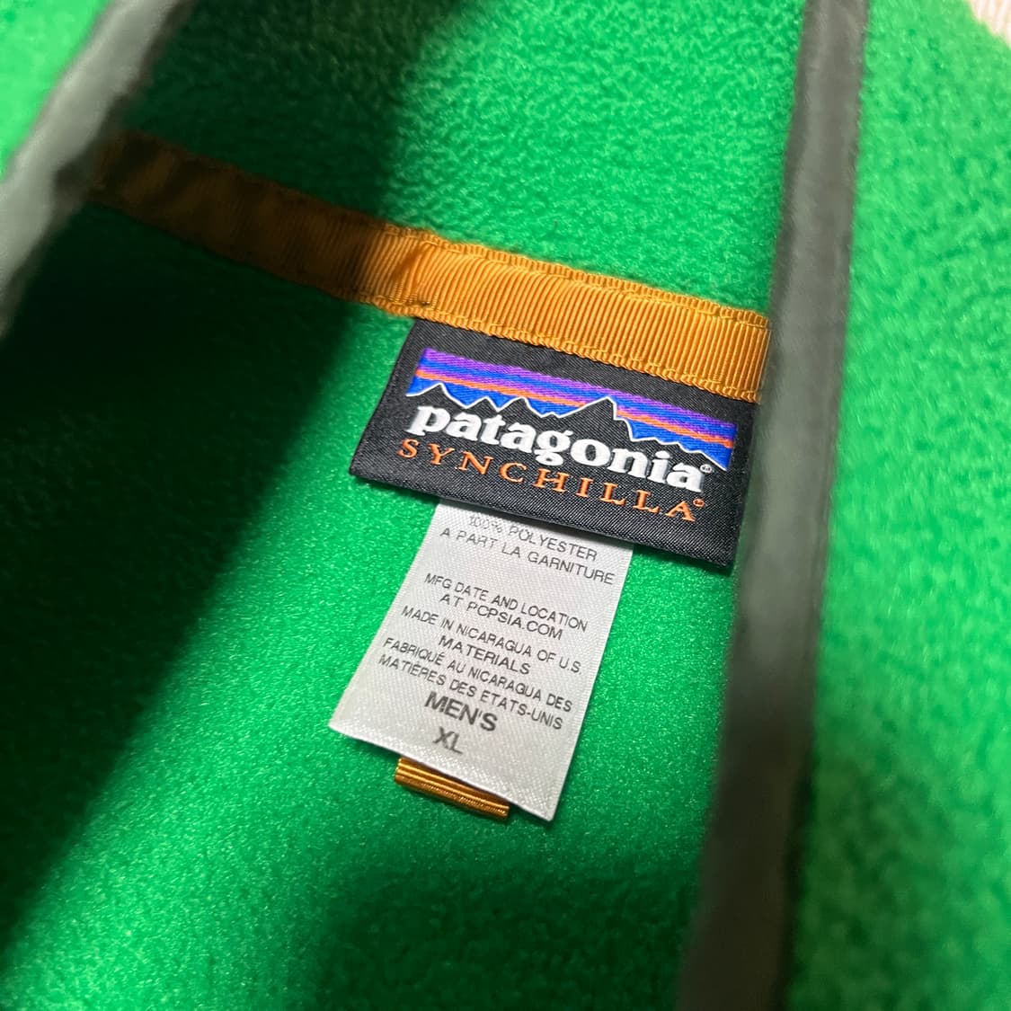 파타고니아 신칠라 투톤 컬러 스냅티 XL 상품이미지4