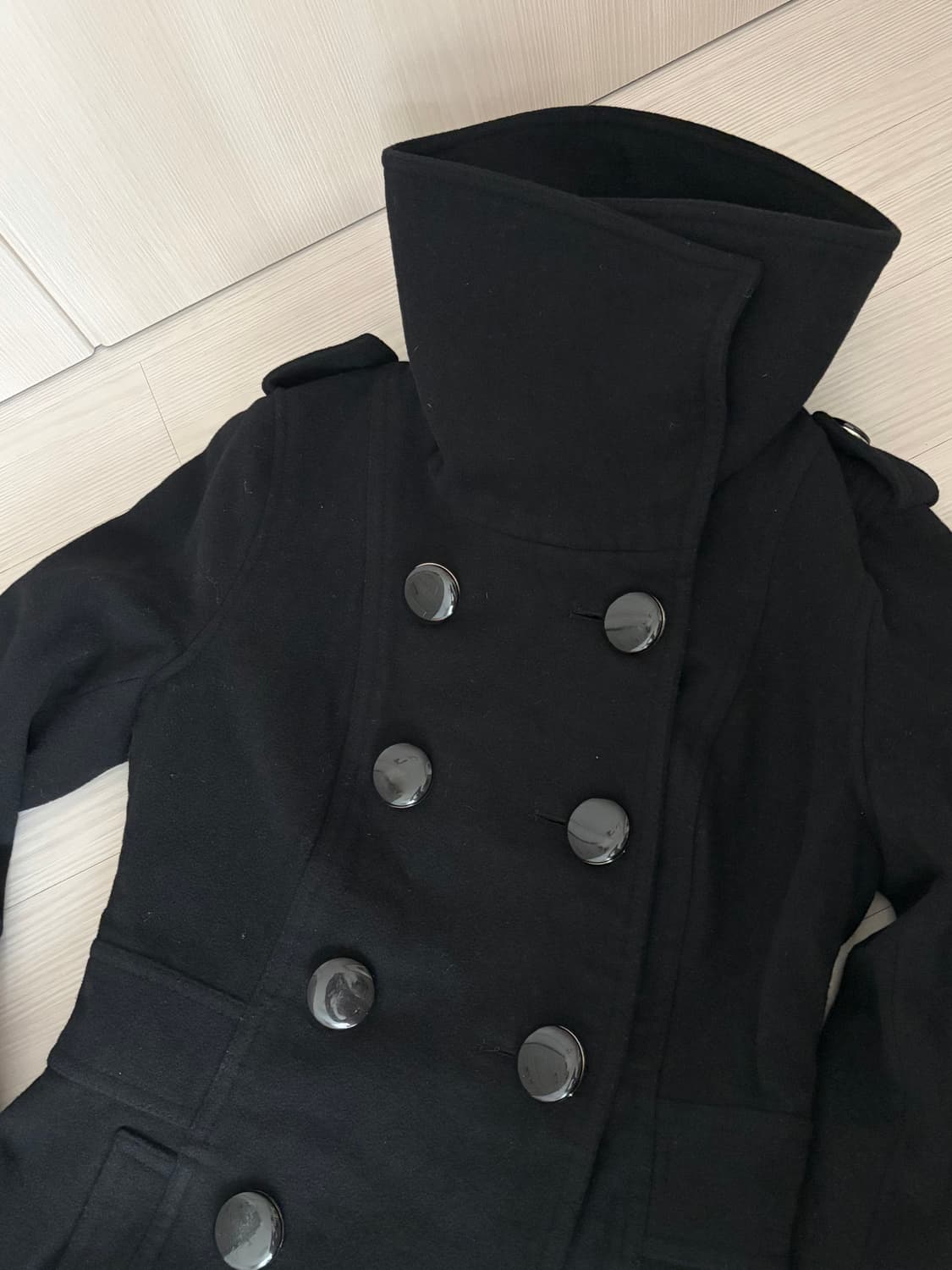 일녀 핀터깔 더플코트 상품이미지3