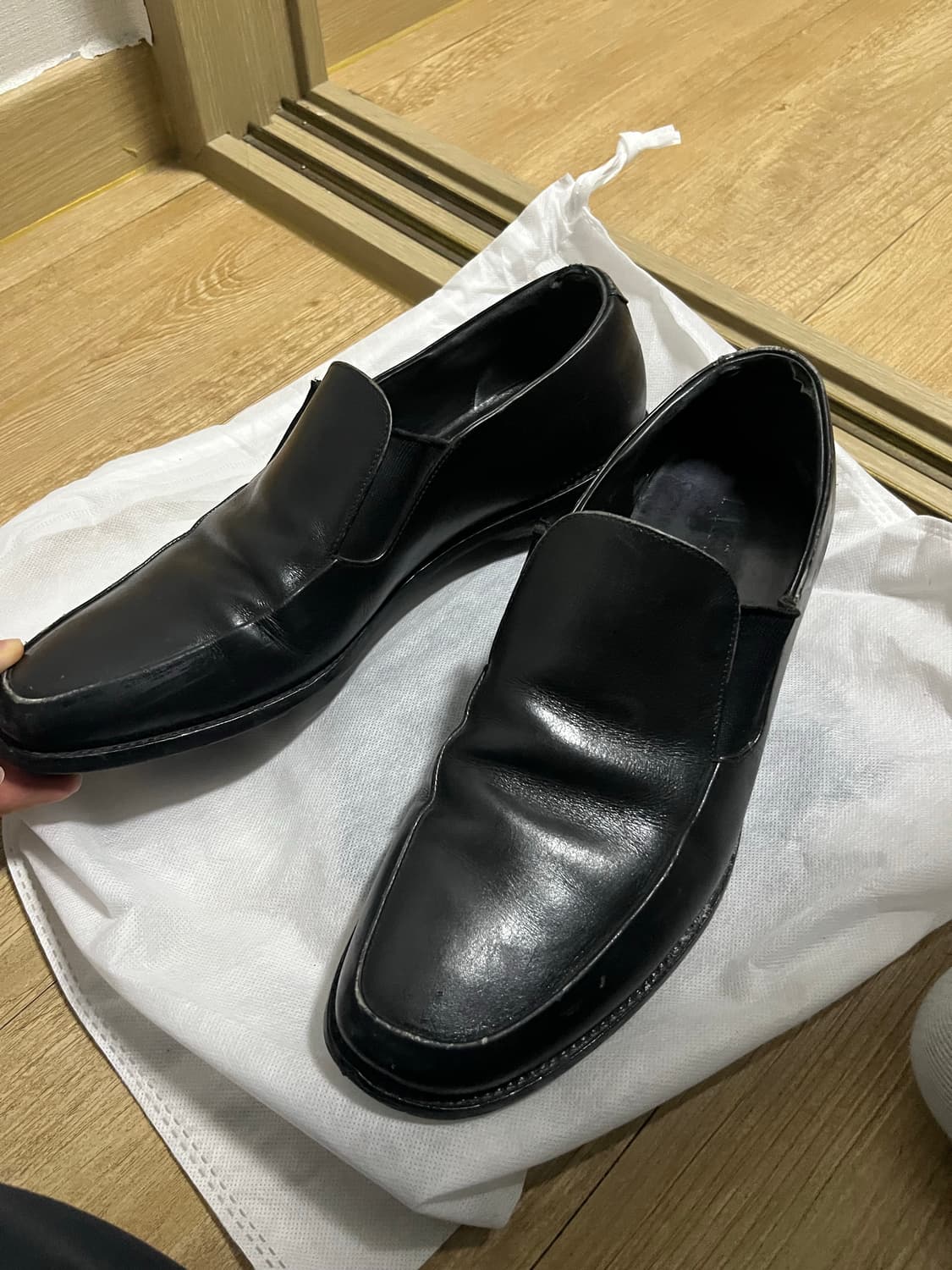 프라다 레더 로퍼 상품이미지4