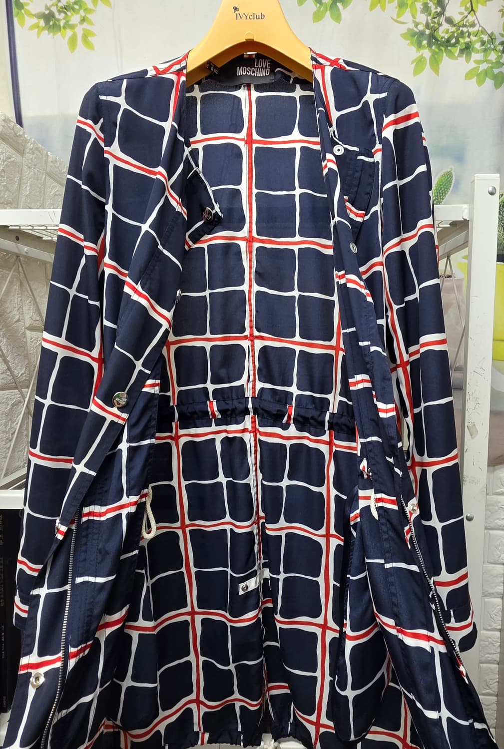 러브 모스키노 여성 롱 바람막이 66 봄~여름 롱자켓 WM66 상품이미지7