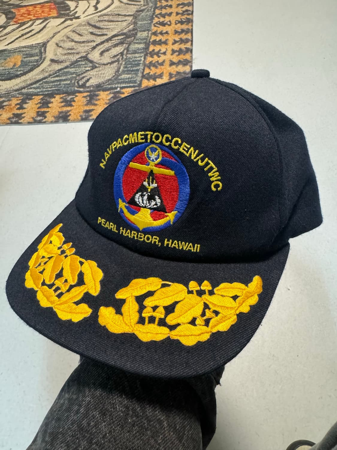 미군 미해군 하와이 진주만 빈티지 스냅백 made in usa 모자 상품이미지1