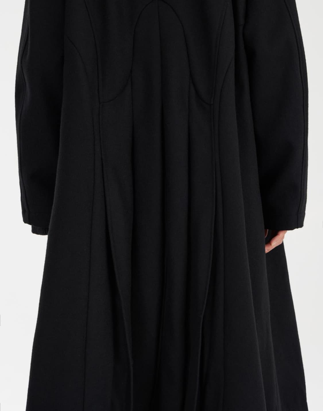 PROFESSOR.E   E Fencing Coat - Black 상품이미지4