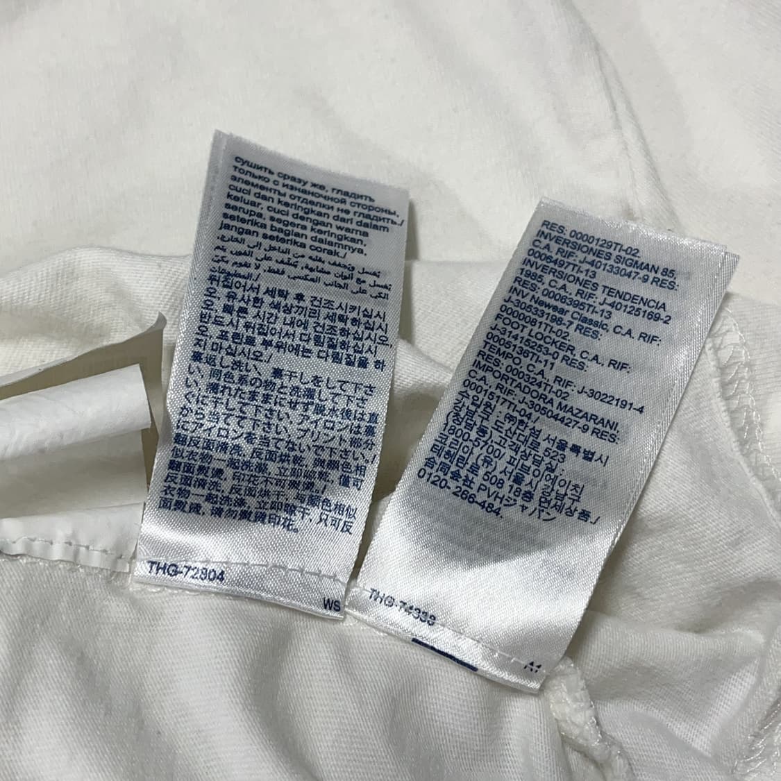 [정품] 타미 화이트 일자로고 반팔티 [ XXL ] 상품이미지6