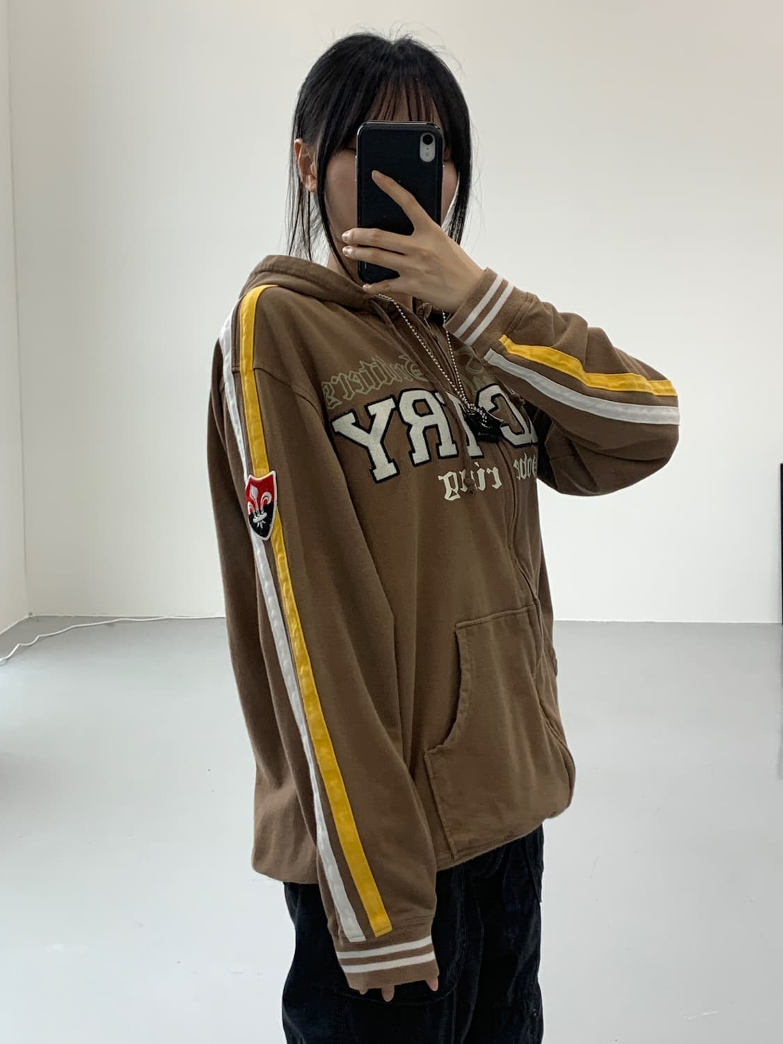 Factory Y2k GraphicZip Up Hoodies 상품이미지4