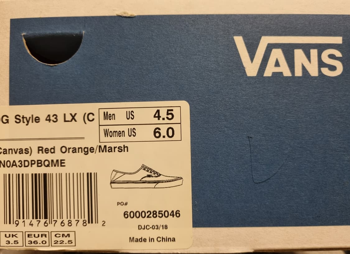 vans 반스 볼트 구형 오렌지 상품이미지4