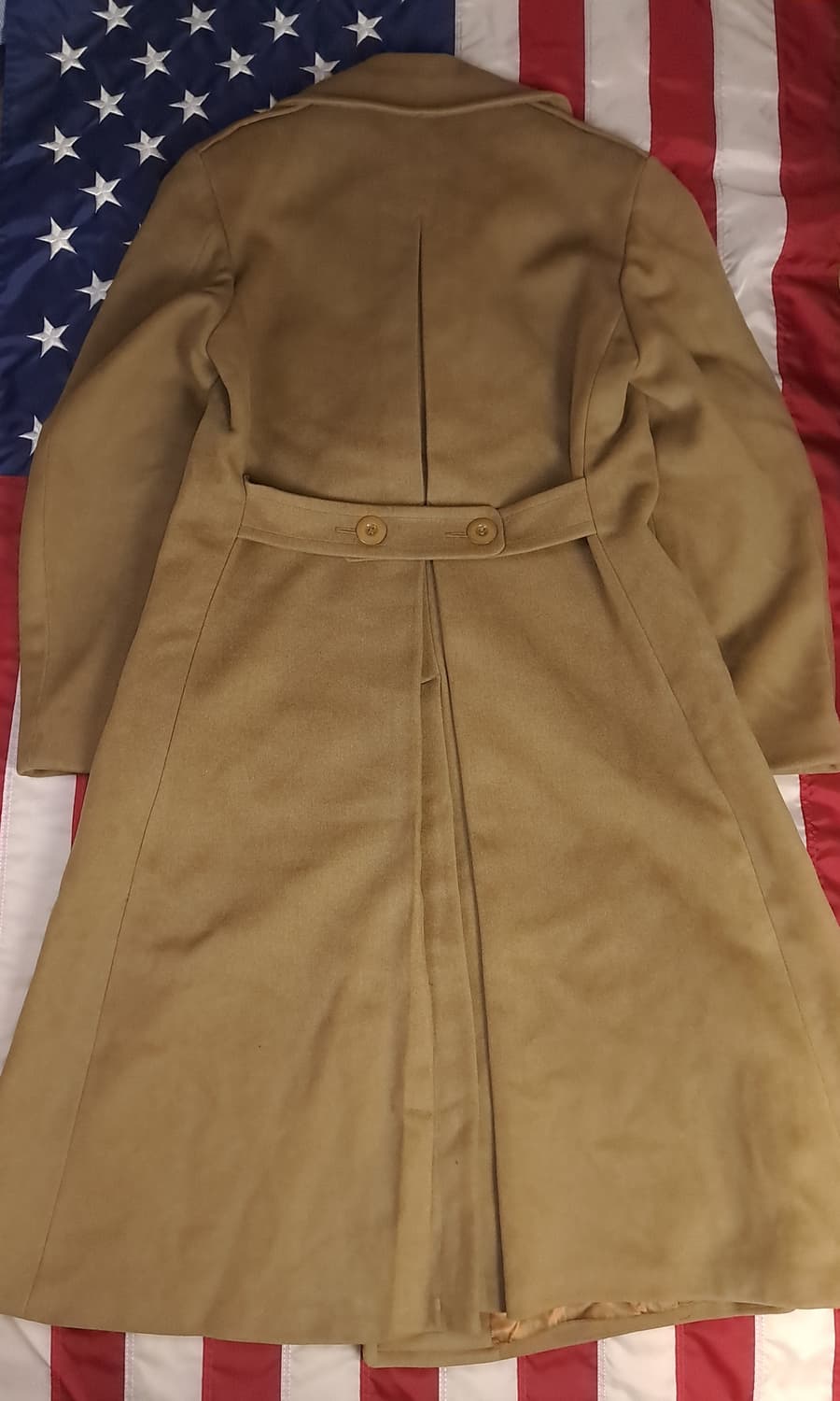 오리지날 WW2 대전용 미국제조 미군 장교 맞춤 울 코트 상품이미지9