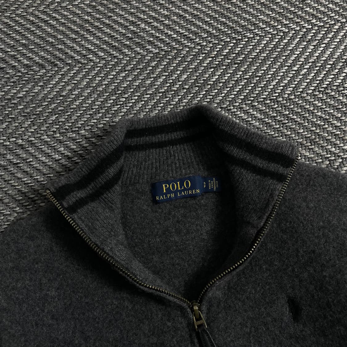 폴로 랄프로렌 우먼스 그레이 하프집업 니트 스웨터 y 3910 상품이미지5