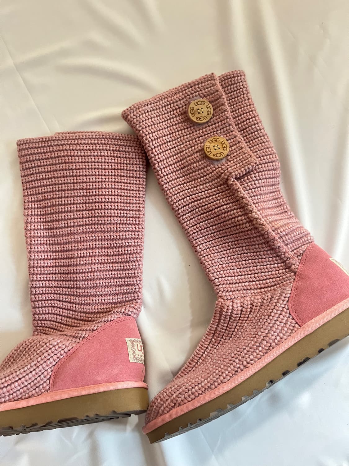 Ugg 어그 베이비 핑크 버튼 부츠 상품이미지9