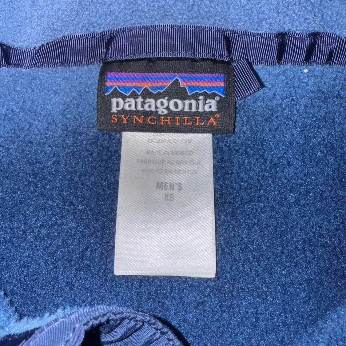 15FW 파타고니아 클래식 신칠라 스냅-티 플리스 풀오버 블루 그라데이션 상품이미지3