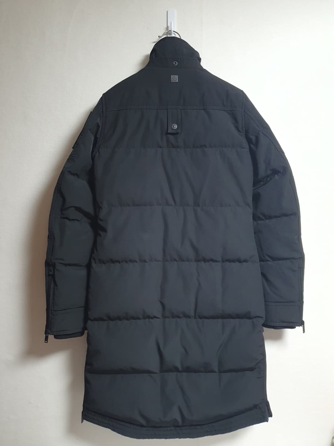 무스너클 블랙 롱패딩 구스다운 패딩 XS / 후드X 상품이미지3