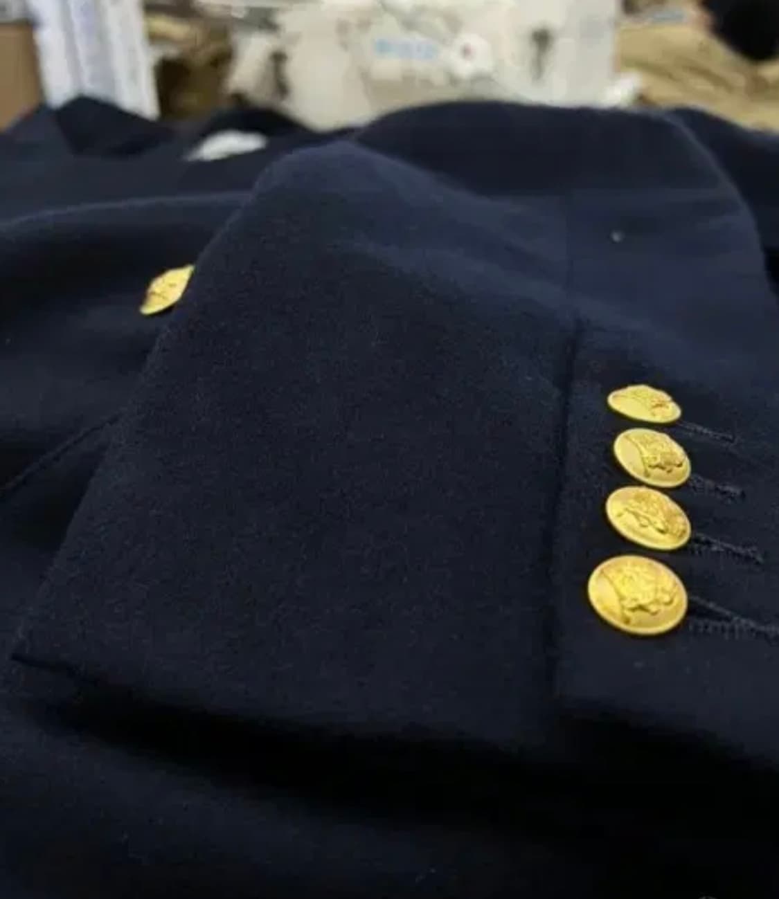 cidu 제도 금장 네이비 싱글 브레스트 자켓 XL 상품이미지2