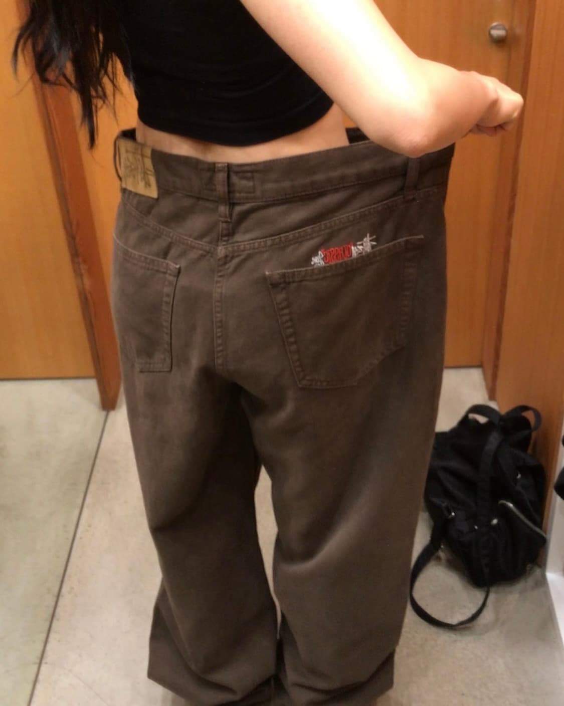 스투시 브라운 팬츠 상품이미지1