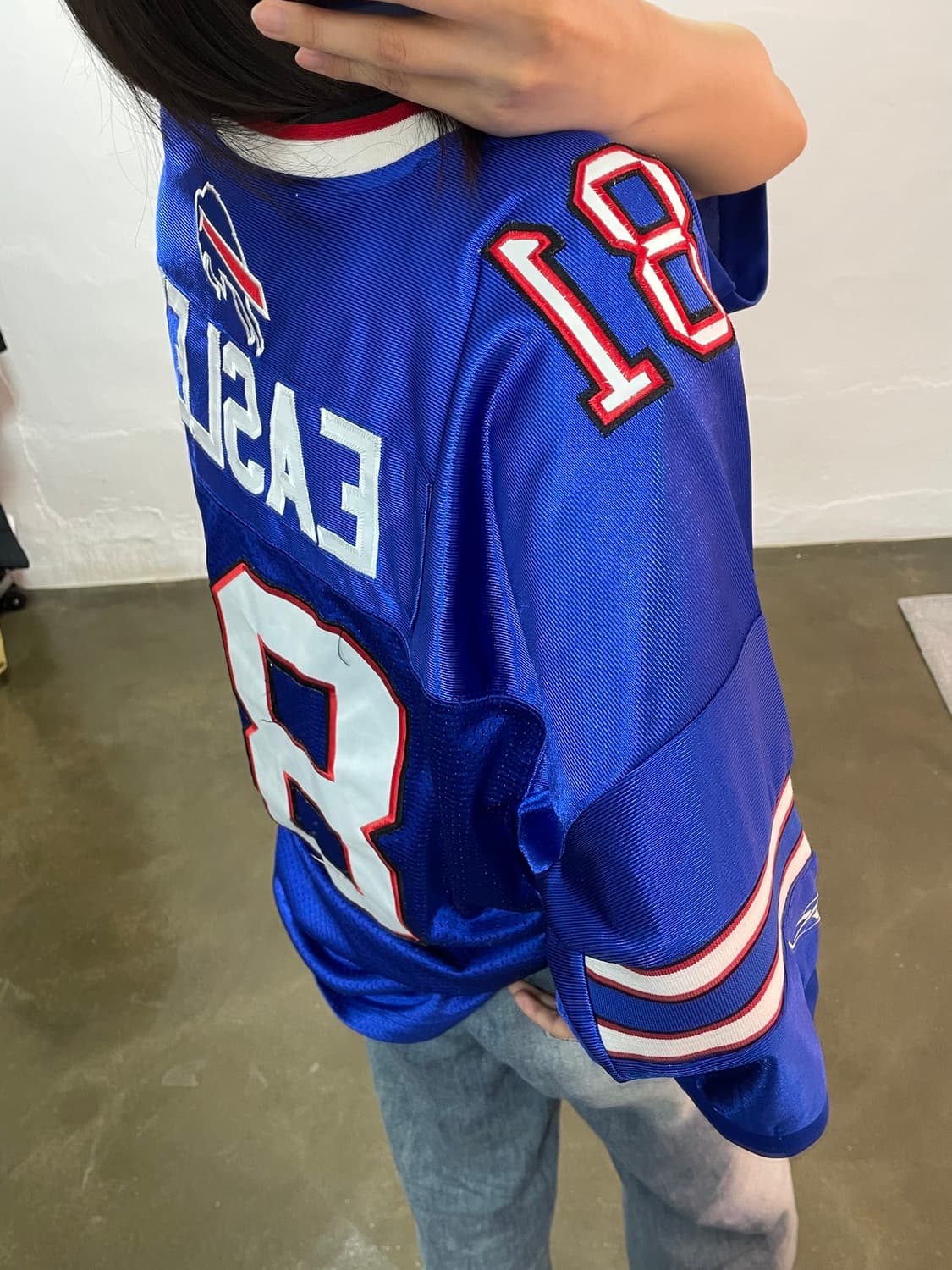 리복 NFL 빌스 81번 이슬리 유니폼 54사이즈 상품이미지3