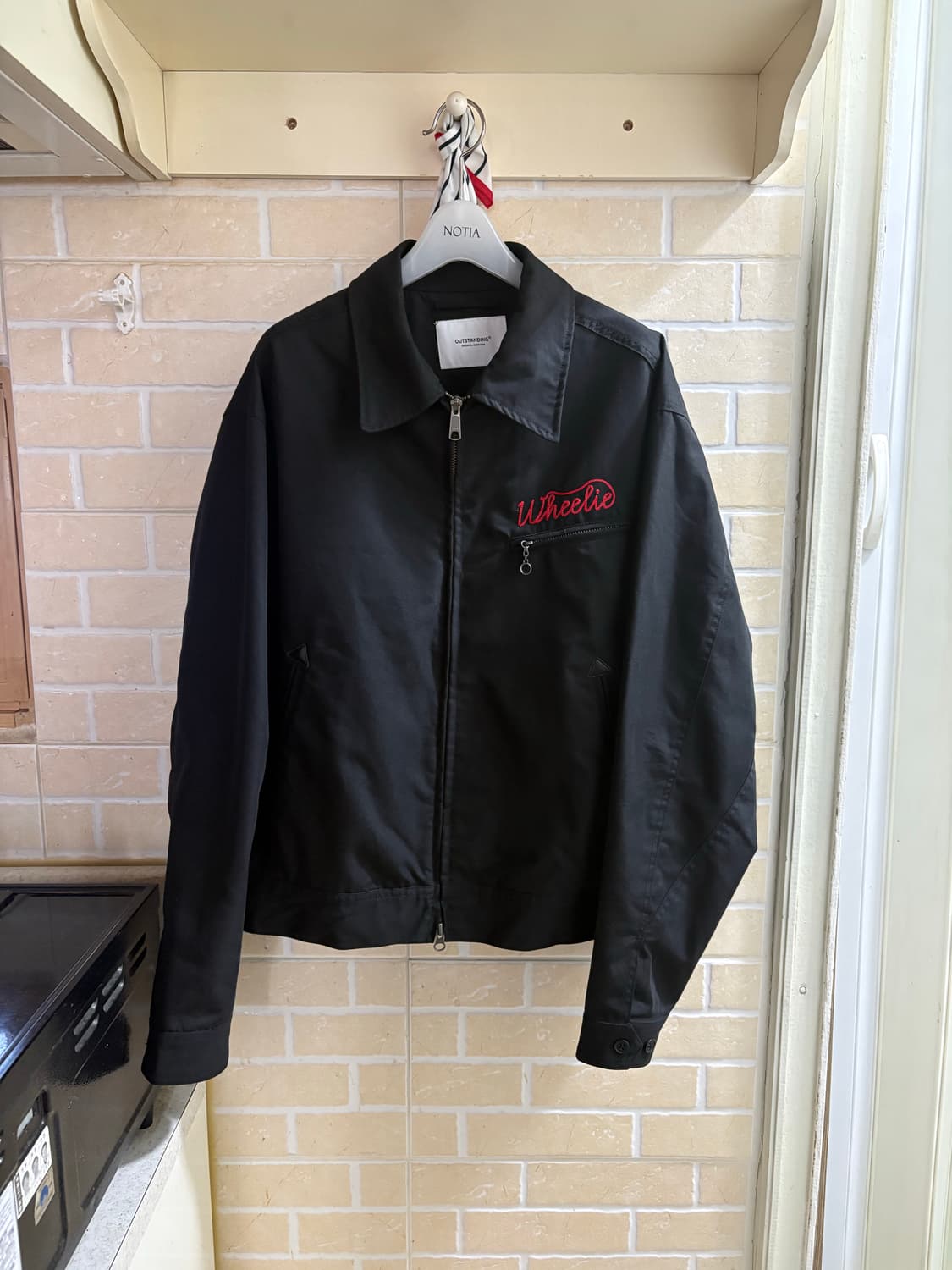 아웃스탠딩 - 드리즐러 자켓 블랙 M사이즈 상품이미지4