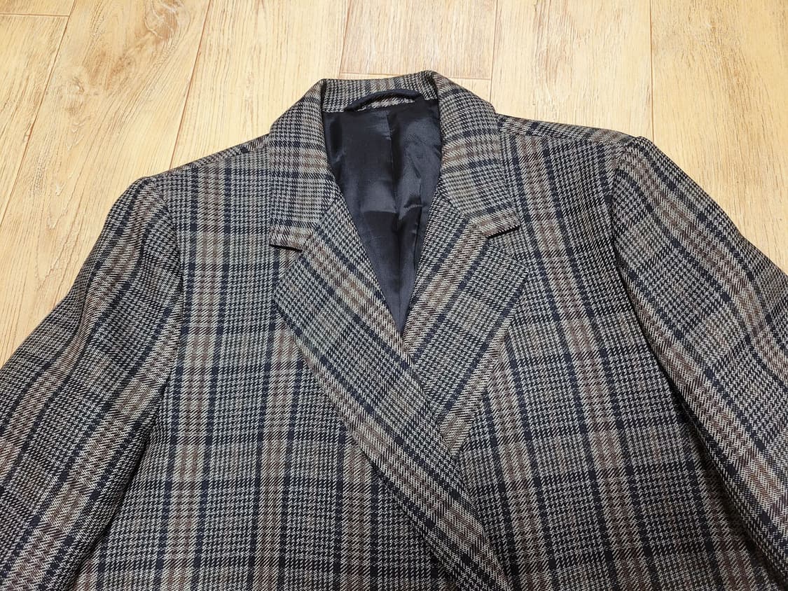 COS 체크 더블 울자켓 55-66 새상품 상품이미지6