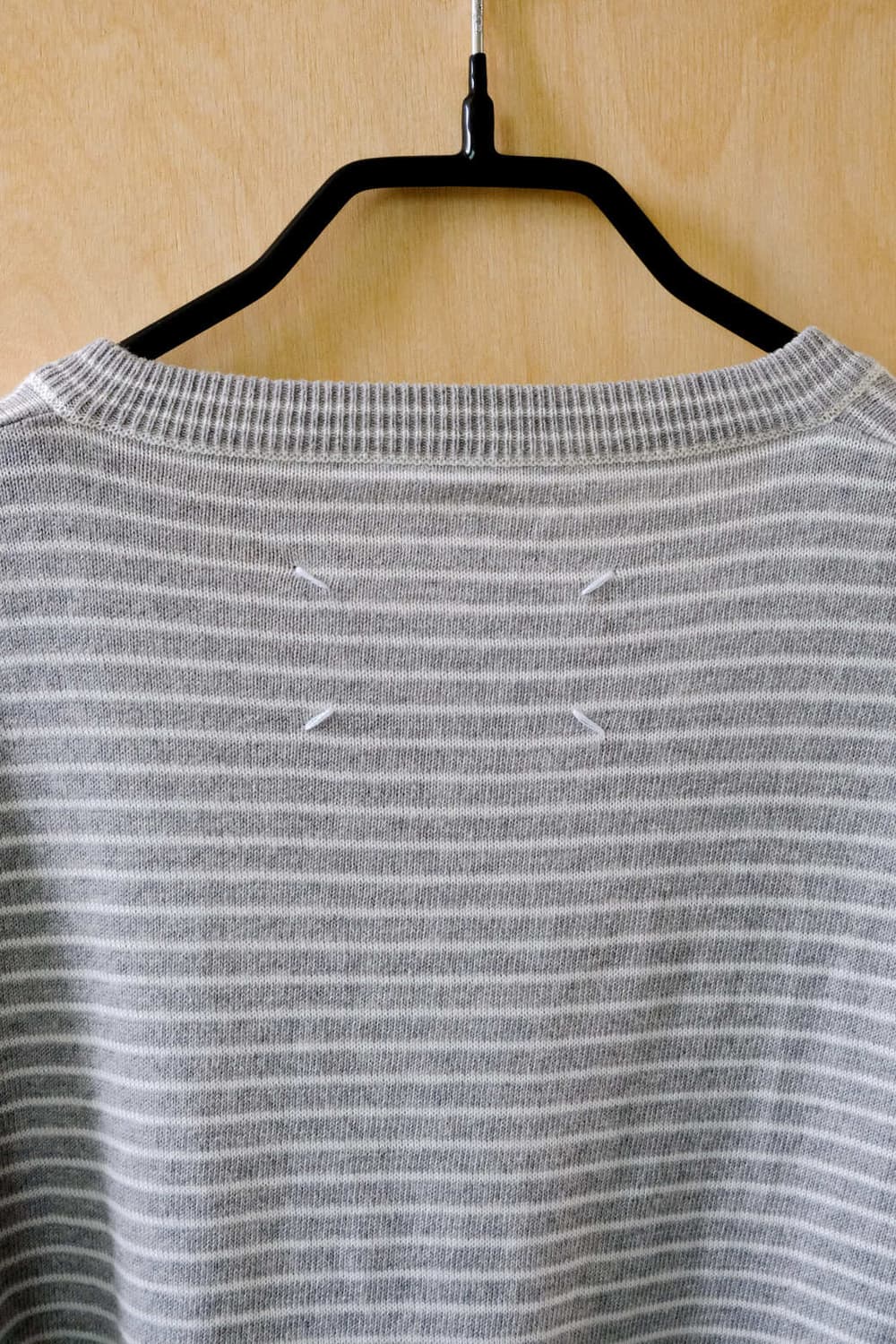 마르지엘라 브이넥 스트라이프 니트 S 상품이미지5